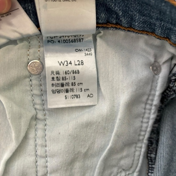 NWT Levi’s Women’s Wedgie Straight Distressed Denim Jeans- Size 32 - Picture 8 of 9